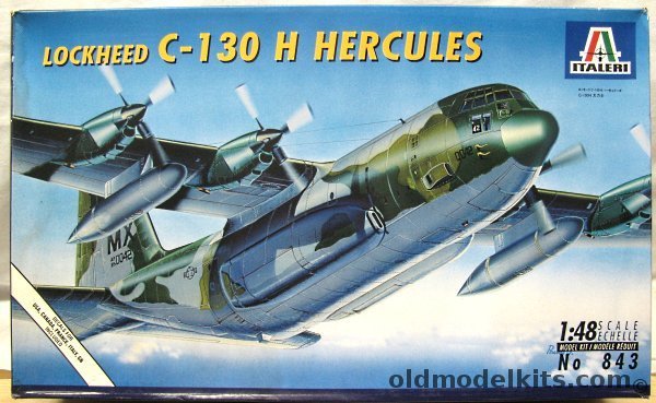 Italeri 1/48 Lockheed C-130H Hercules - USA / Great Britain (RAF)  / Italy / France / Canada (RCAF), 843 plastic model kit